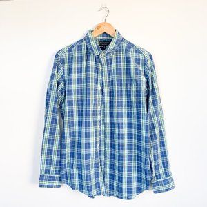 Banana Republic Green Slim Fit Button Down Shirt
